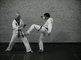 Taekwondo-wedstrijd tussen Nederland en Zuid-Korea